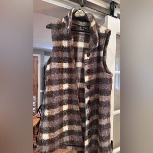 Papa Vancouver Brown and grey  Sweater Vest